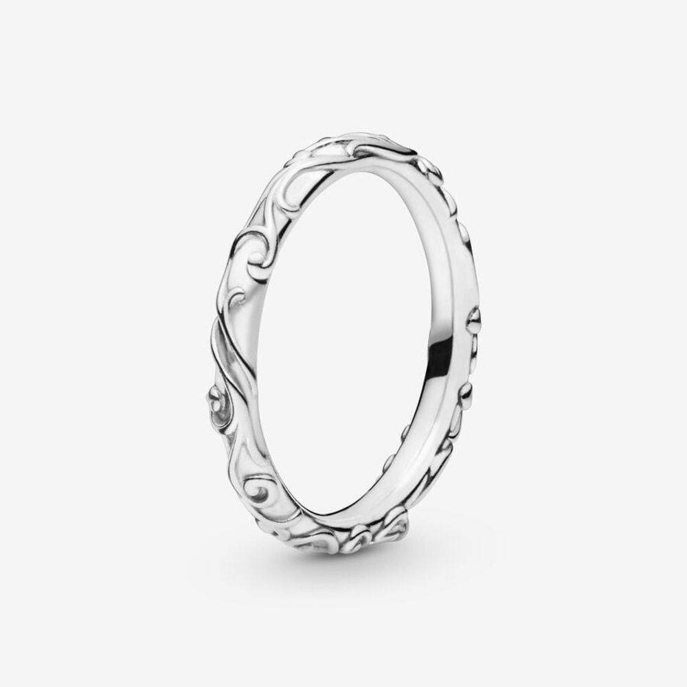 Pandora Ornate Regal Band Ring in sterling silver, size 5